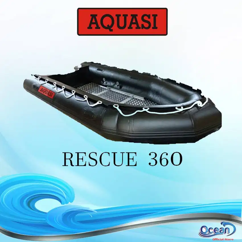 Perahu Karet Rescue AQUASI 360 Untuk Evakuasi Kapasitas 6 Orang