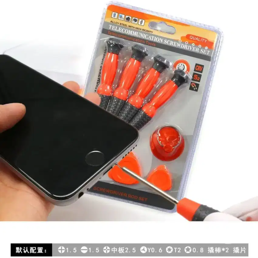 Obeng Hp 7in1 Android Iphone Telecommunication Screwdriver Set