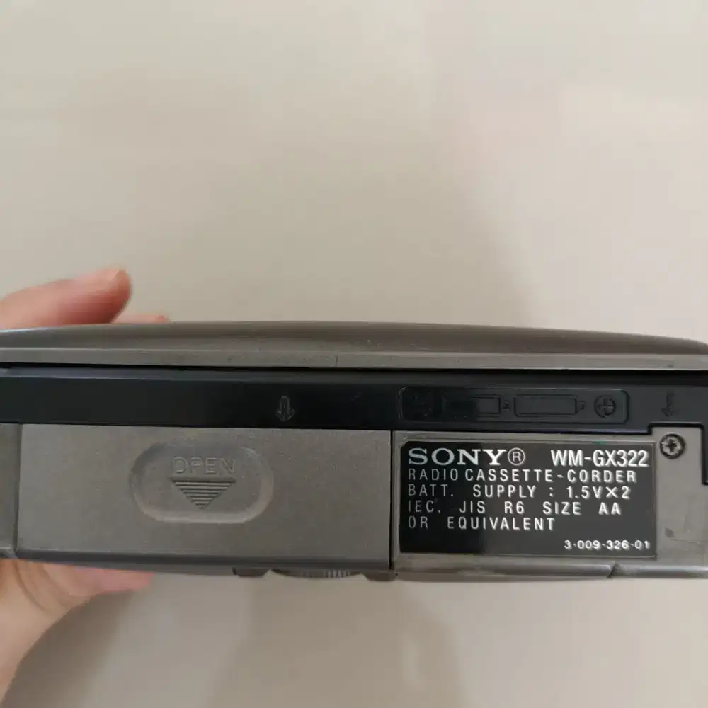 Walkman Sony kaset recorder WM GX 322 preloved