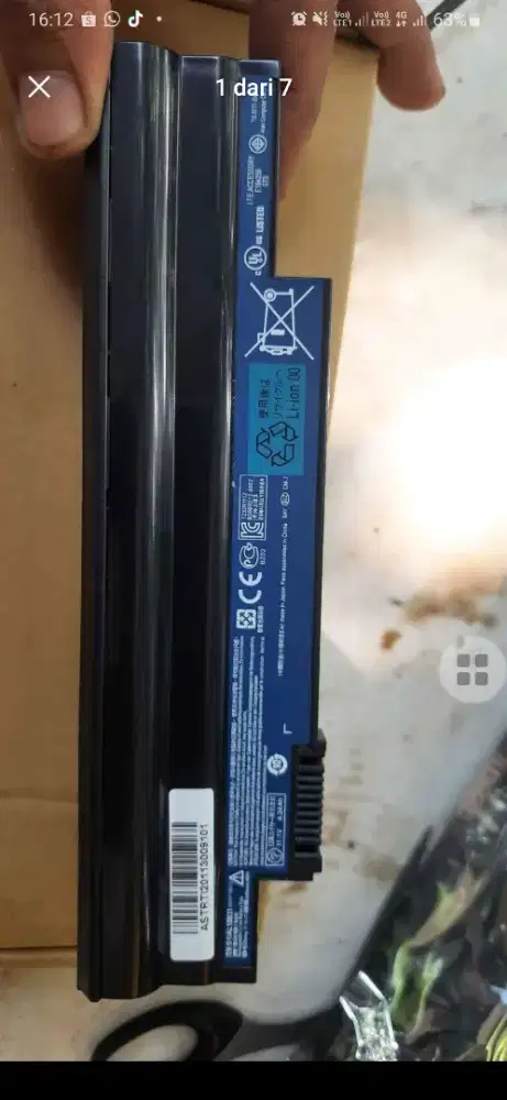 Batre laptop Acer D255