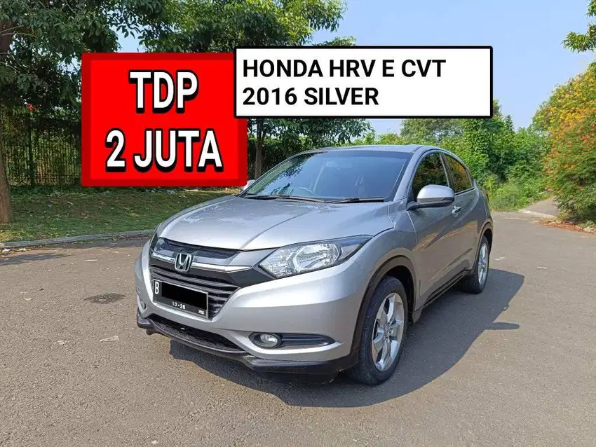 HONDA HRV E CVT 2016 SILVER PROMO MURAH DP MINIM 2  JUTA