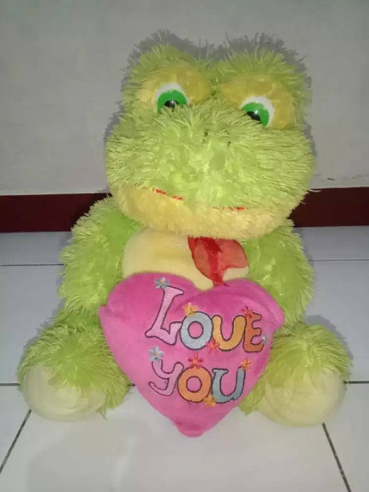 Boneka Kodok Hijau