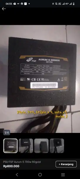 PSU FSP Aurum 700W 80Gold