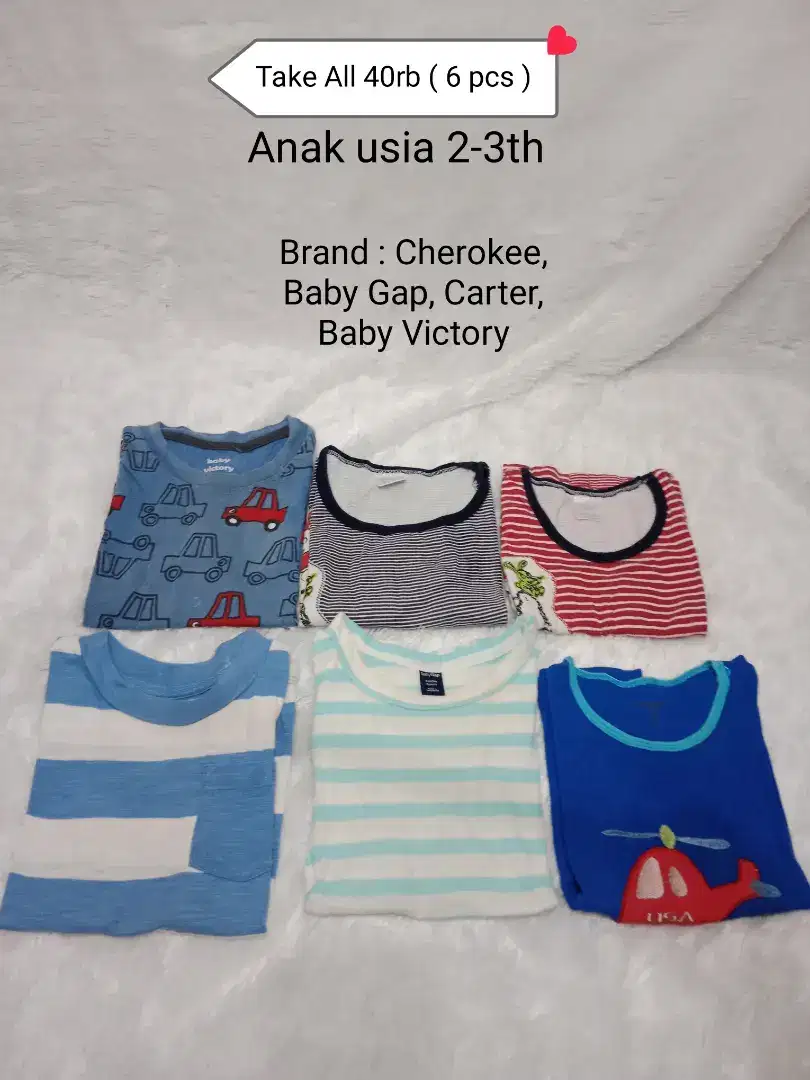 Take All Baju Analk Branded 2-3th