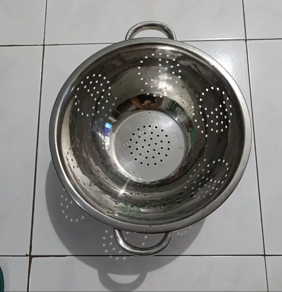 wakul baru sangku bakul nasi stainless steel besar tanpa tutup 28cm