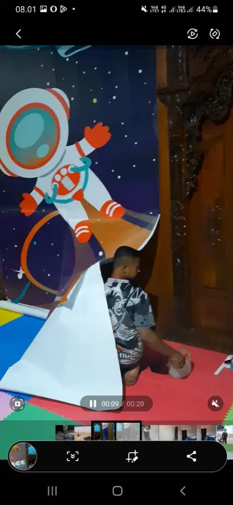 Jasa pasang wallpaper dinding