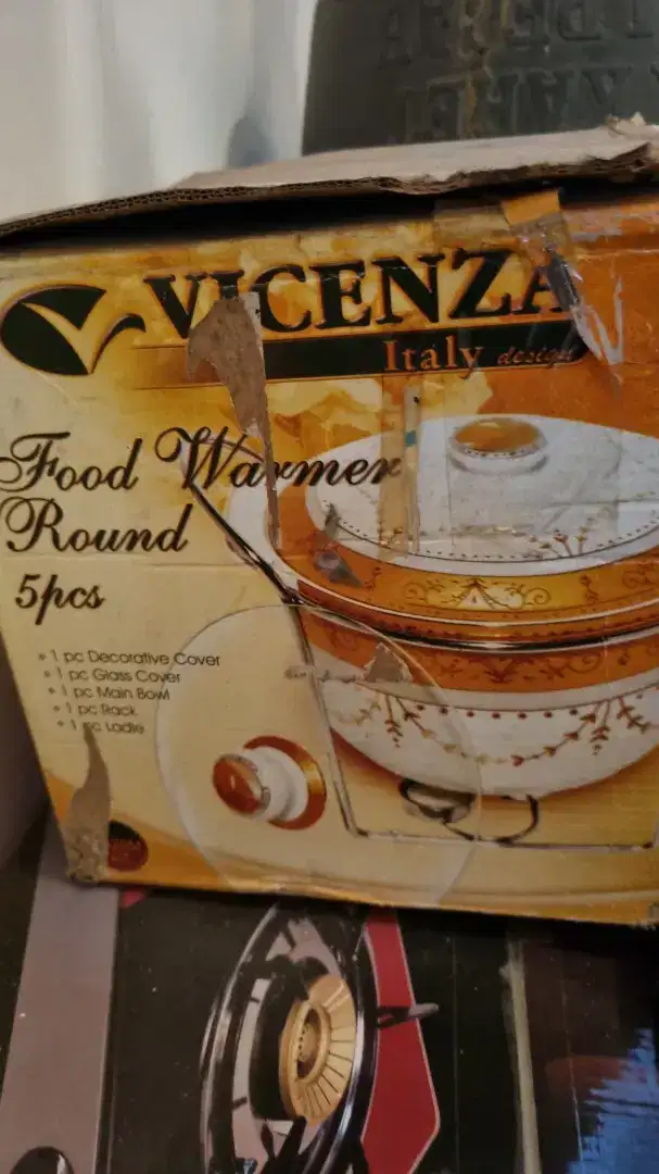 vicenza food warmer round