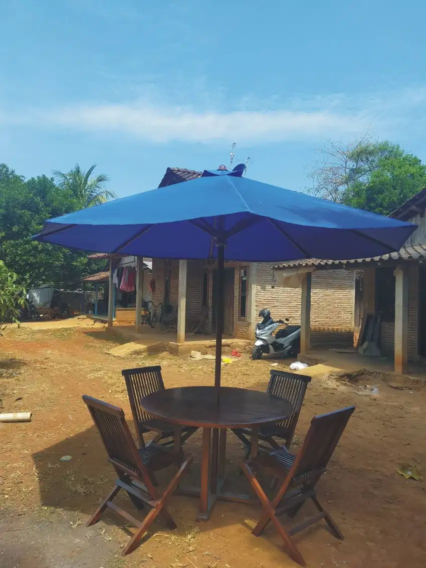 Meja Tenda Payung & Kursinya Tempat Nongkrong