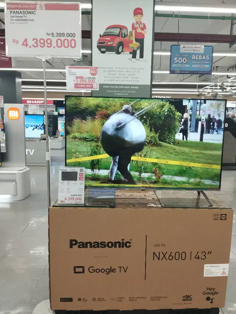 PANASONIC GOOGLE TV 43 INCH 43NX600