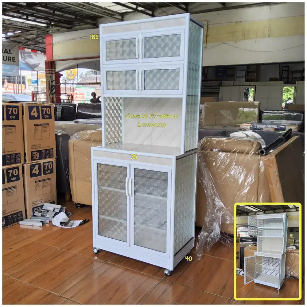 Lemari Sayur/Rak Piring 2 Pintu