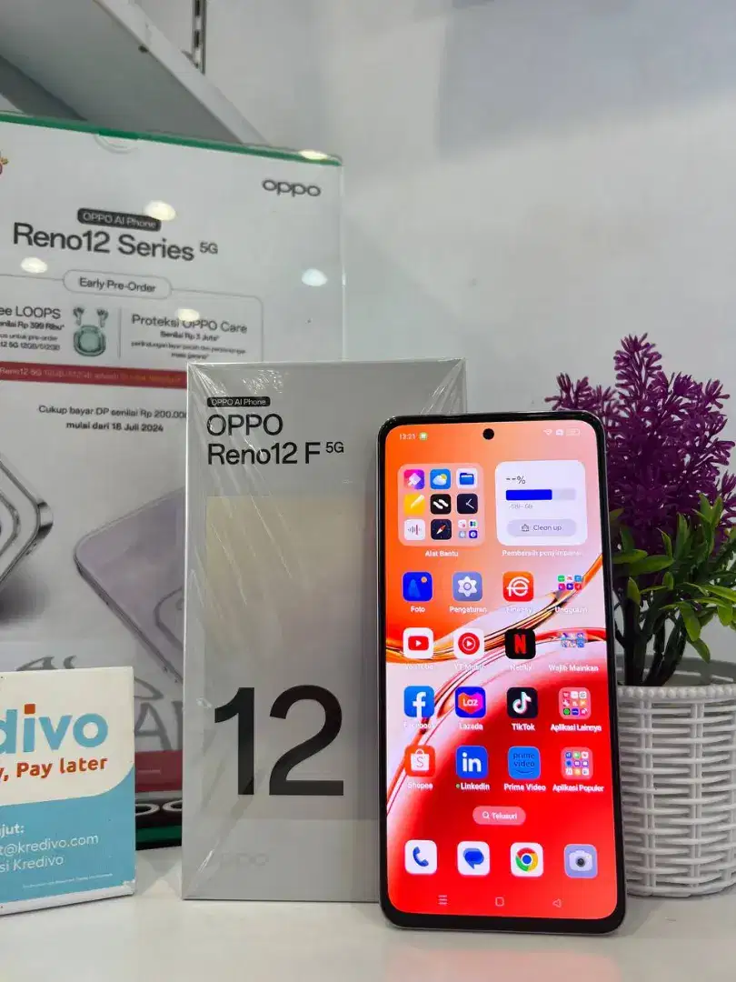 OPPO RENO12F 5G CASHBACK 500RB NEW