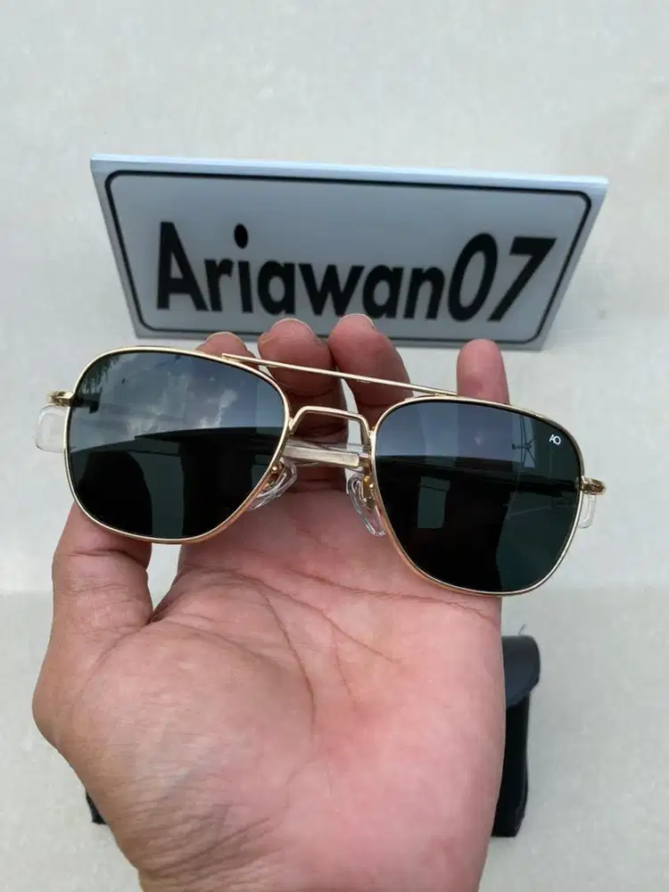 kacamata pilot ao american optical usa frame rosegold