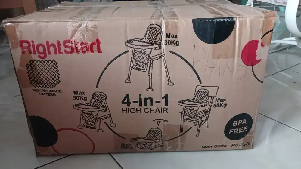 Baby chair dengan 4 fungsi