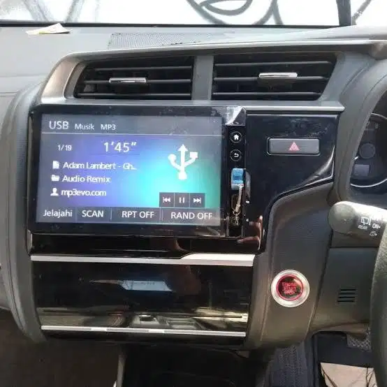 Head Unit Jazz RS GK5 2019 & Frame Honda Panasonic Original