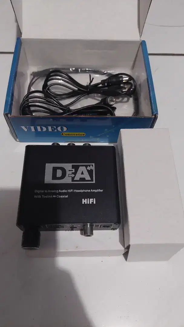 DAC Digital to Analog Audio HiFi Converter dari Toslink dan Coaxial