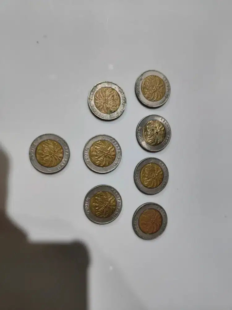 Borongan uang koin 1000 rupiah