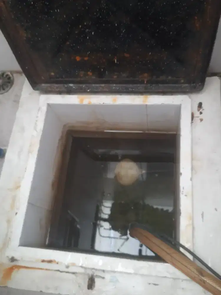 Jasa bersihkan & kuras tandon/ tanki air penampungan/ bak kamar mandi