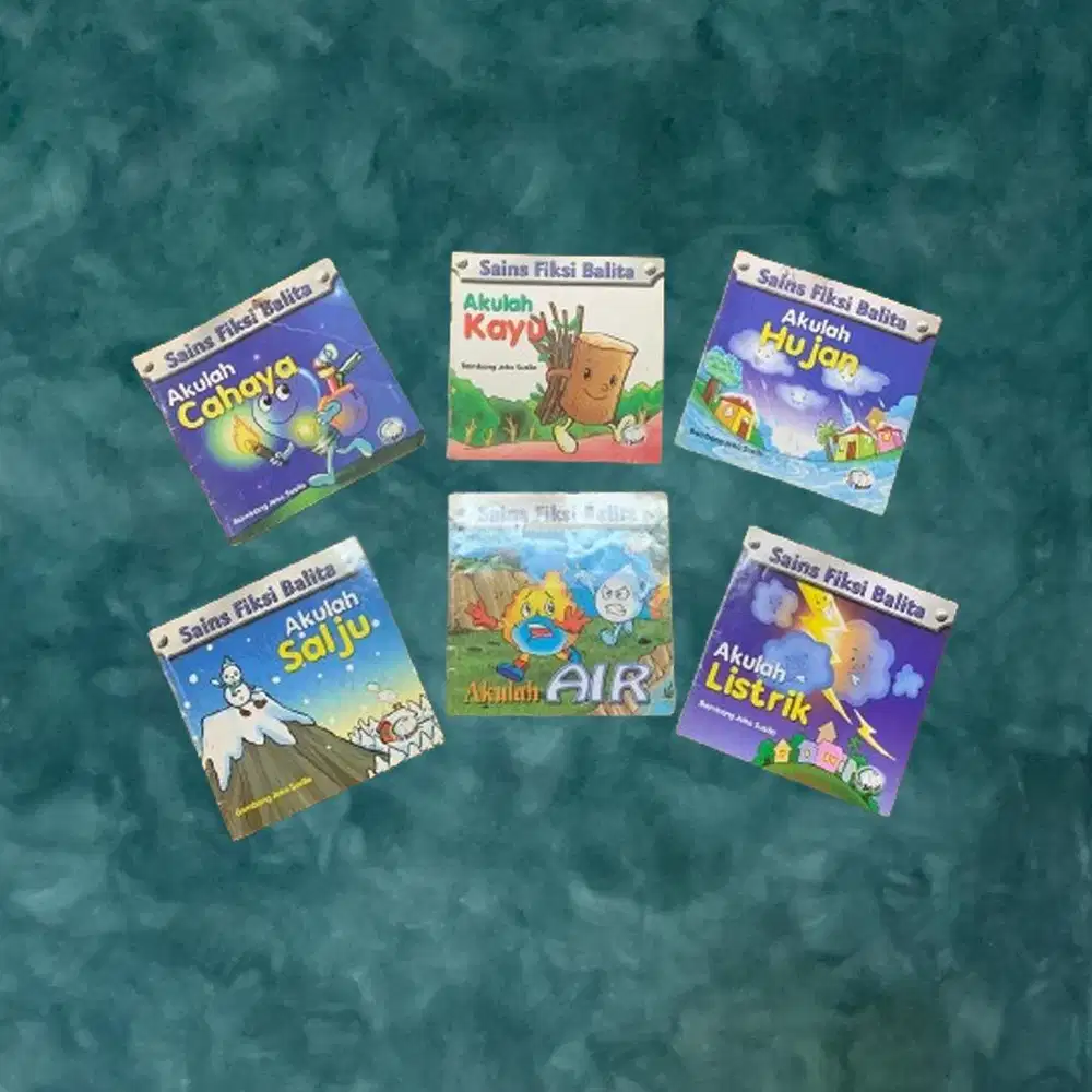 Buku Sains Fiksi Balita Paket 6 Buku, Buku Cerita Anak, Buku Anak Mura