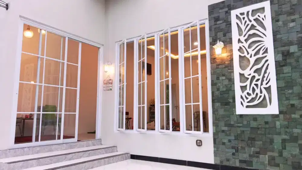 Pintu aluminium, jendela aluminium, puntu minimalis