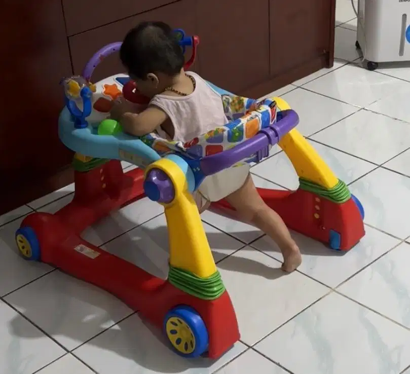 Baby Walker Babyelle 2in1 push Walker Alat bantu belajar jalan