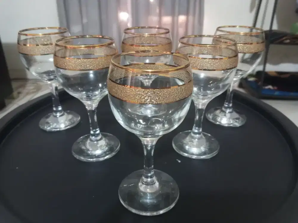 Gelas antik kristal turki