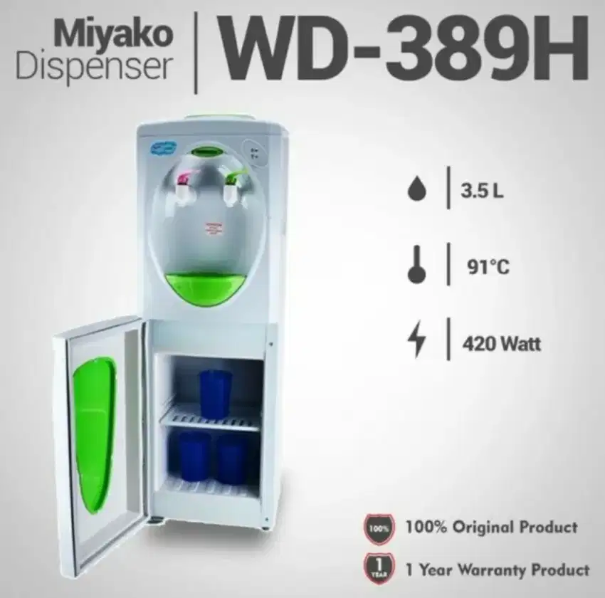 Dispenser Miyako WD 389HC panas dingin