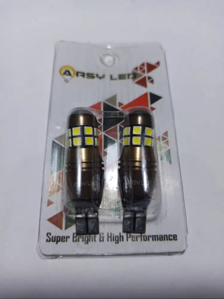 Lampu Mundur Senja Super Terang Putih LED Bright T10 T15 W16W 10W Canb