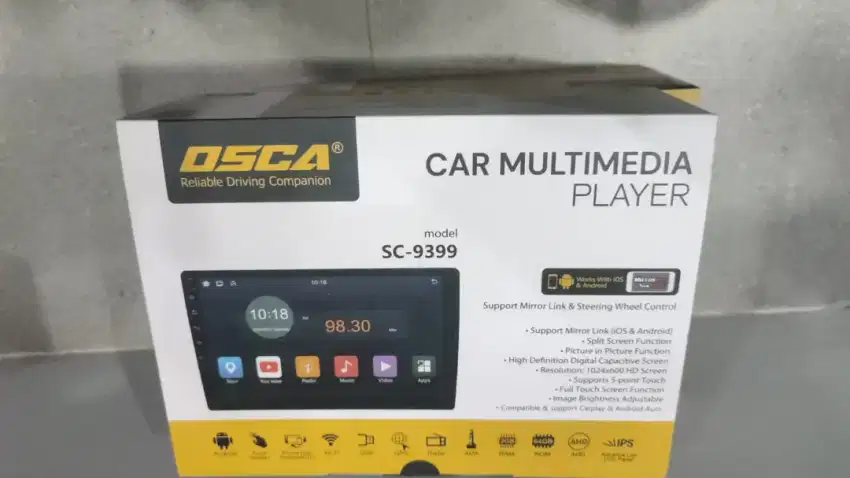 Head Unit mobil Android
OSCA SC-9399 9 inch 2/32 Brio Mobilio Brv L W