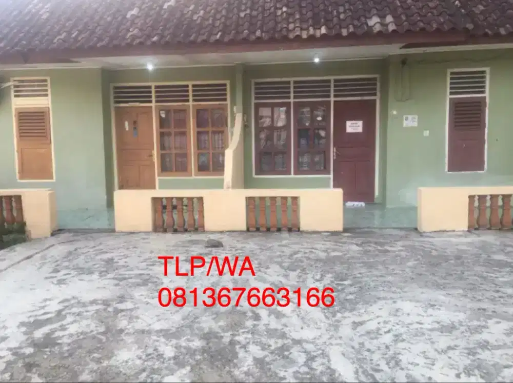 Bedeng Disewakan Tengah Kota Palembang Angkatan 45 Demang Lebar Daun