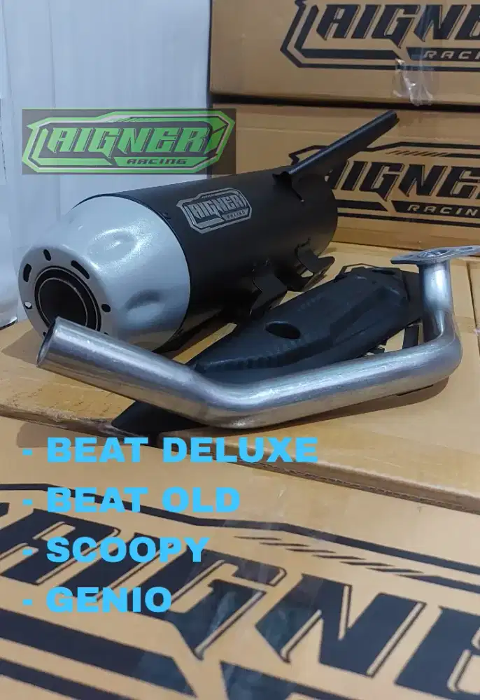 Knalpot standar racing BEAT DELUXE,BEAT OLD,SCOOPY,GENIO,VARIO NEW,PCX