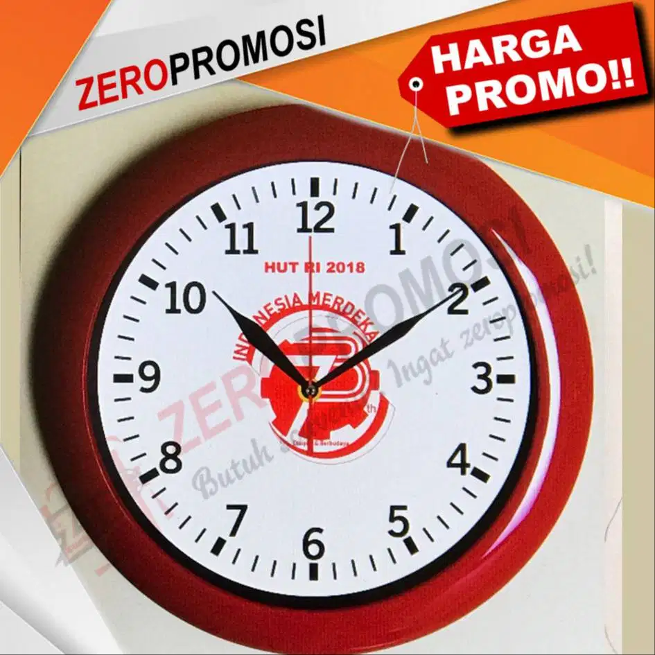 Eksklusif! Souvenir Jam Dinding untuk 17 Agustus