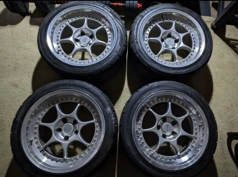 veLg japan ori enkei RS originaL  stepLips r17  jepang 3piece