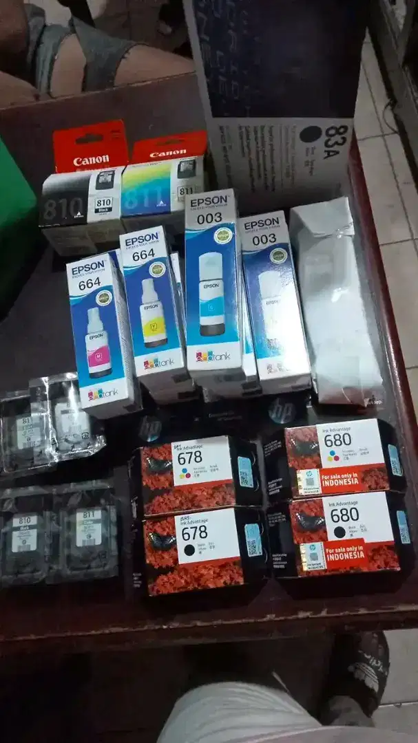 Siap menerima tinta printer baru bekas