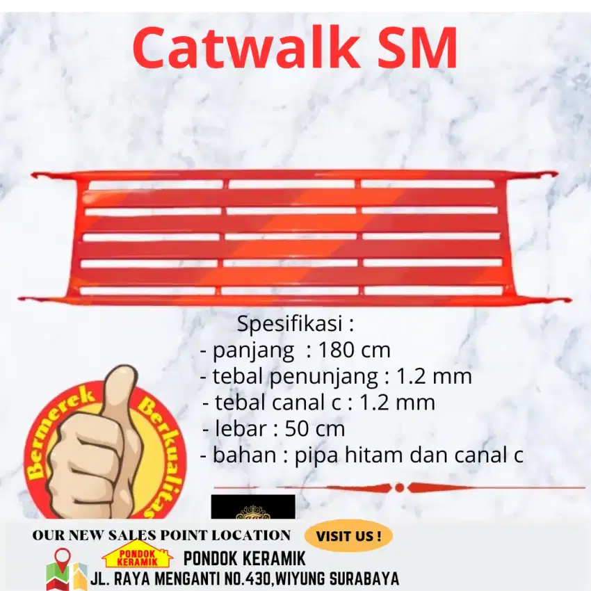 Catwalk scaffolding