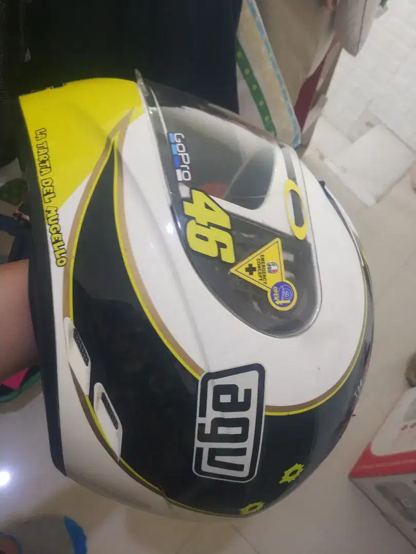 Helm agv k3 gothic white