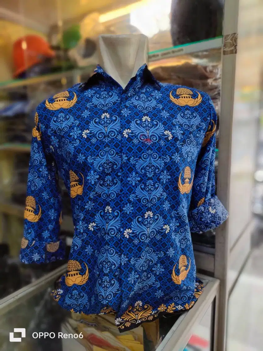 Baju Batik Korpi / PNS Cowok / Seragam Korpi  (FURING / NON FURING)