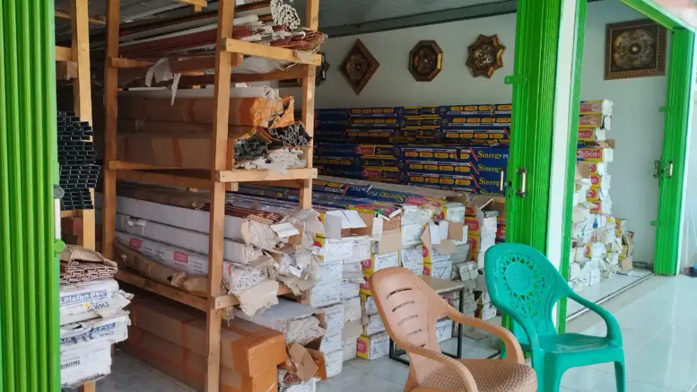 Plafon PVC terpasang terima rapih