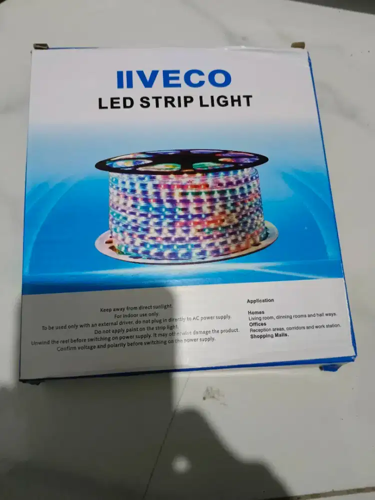 Lampu LED strip selang model RGB & Merah putih 7M,10M termasuk adaptor