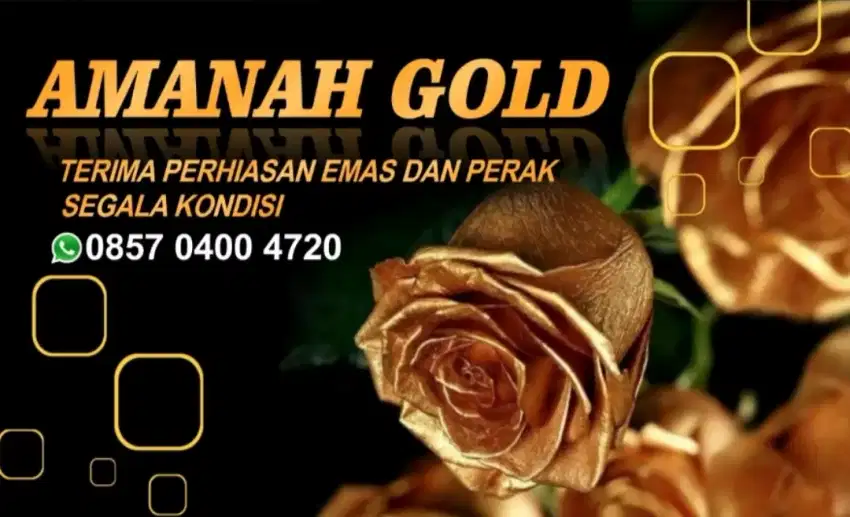 Monggo jual beli emas dan perak amanah