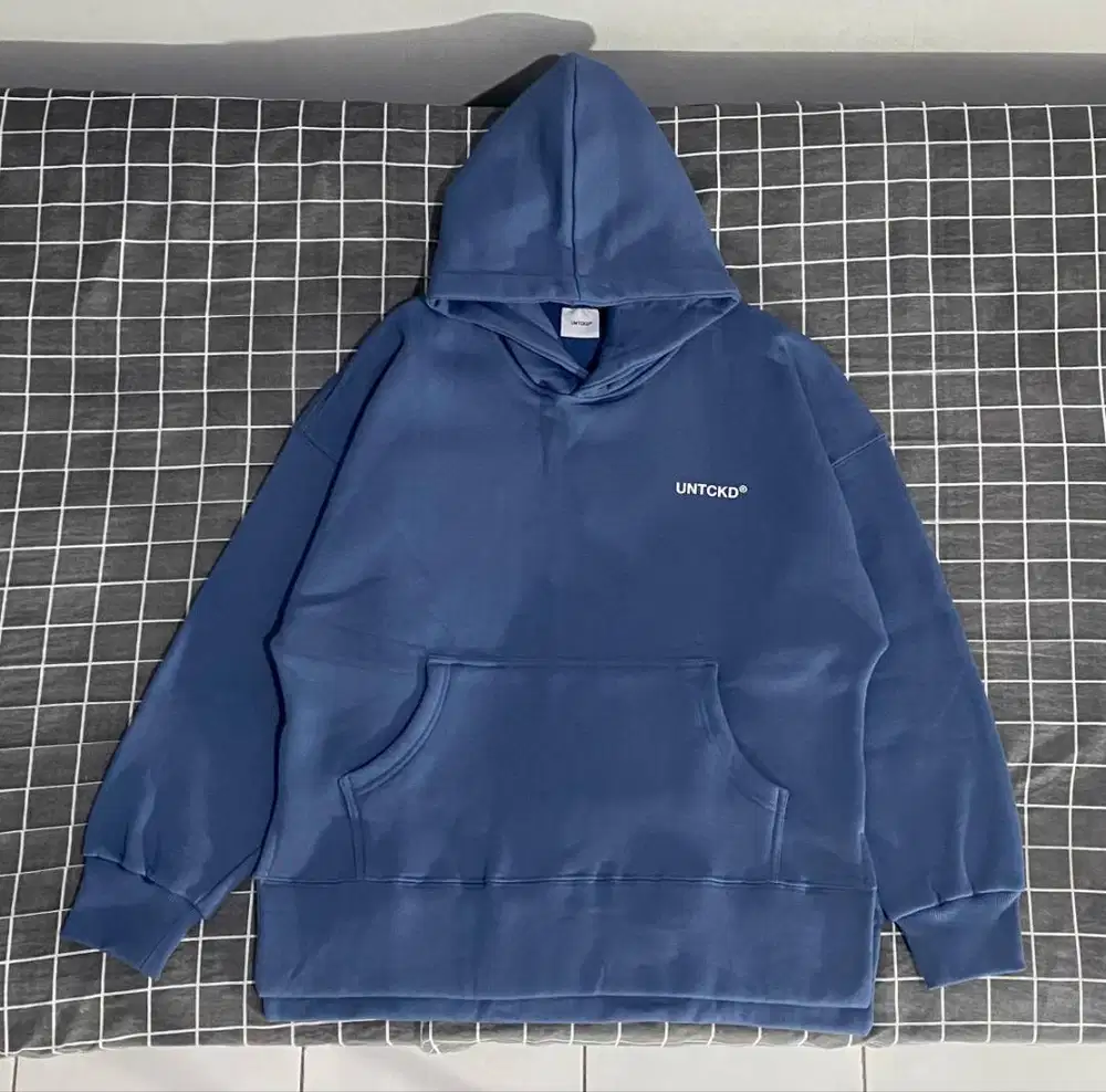 Flare Hoodie Sweater Steel Blue UNTCKD Oversized Hoodie