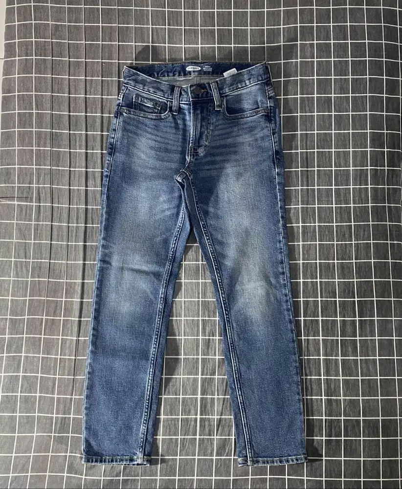 Celana Skinny Stretch Jeans Medium Blue from OLD NAVY
