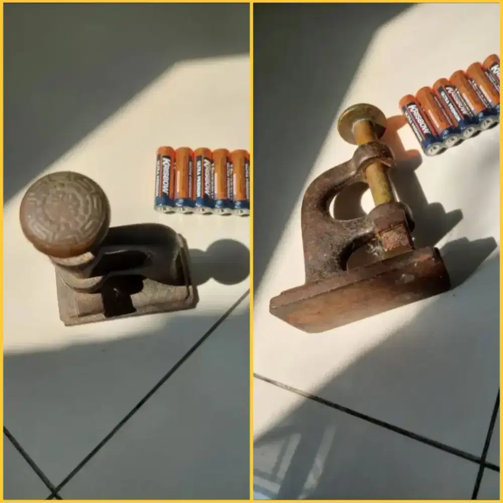 stamp duduk lama kuno  koleksi