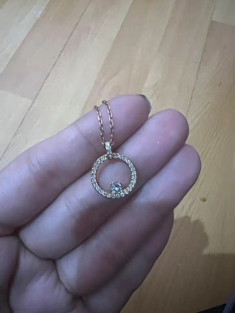 Swarovski kalung rosegold