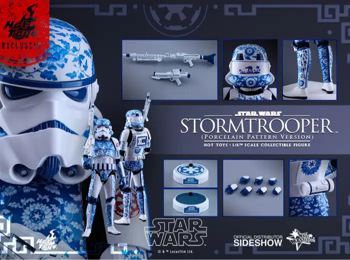 Hot Toys Star Wars StormTrooper Porcelain Pattern Version MMS401
