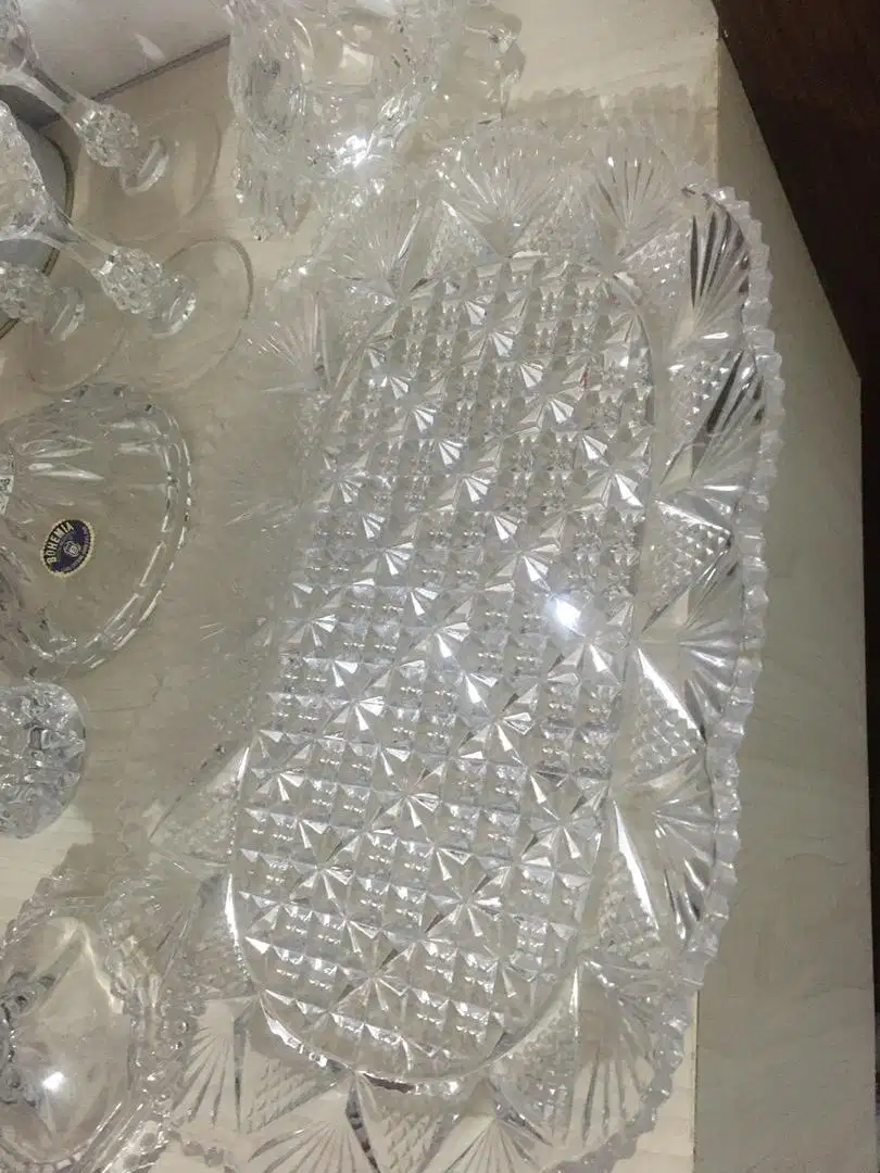 Kristal pajangan/tempat permen/kue
