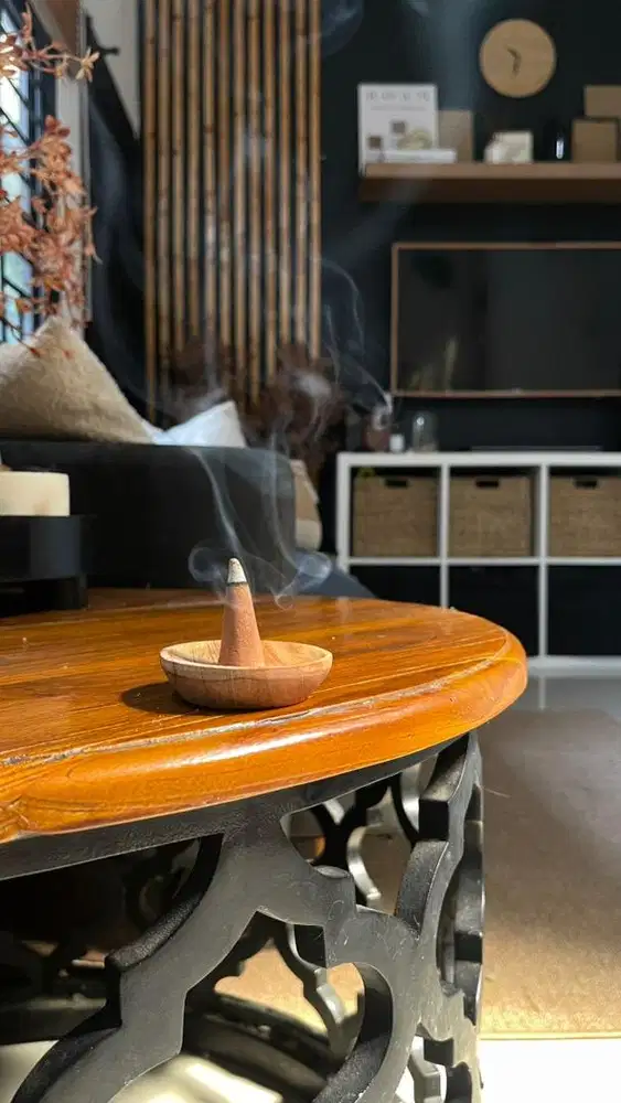 Coffee Table, Meja Tamu, Round Table motif Maroko asli jati jepara