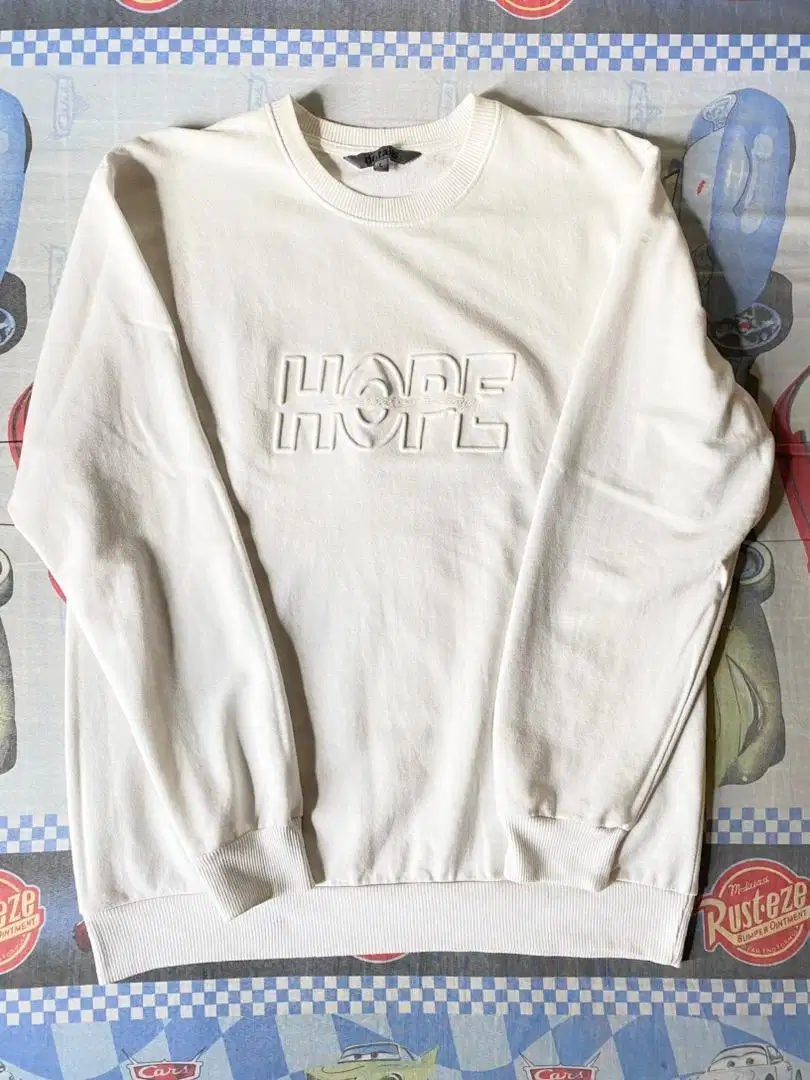 Crewneck bahan full katun dingin oversize
