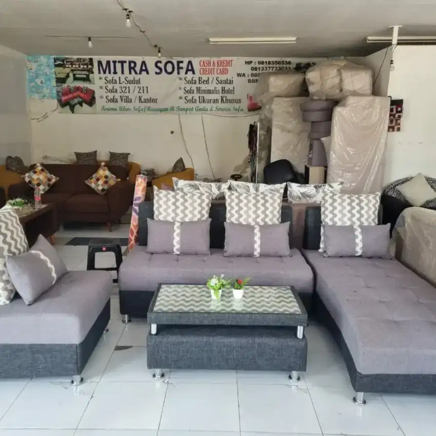 Sofa Baru ,Bisa Pesan Ukuran & Model, Bisa Service Sofa / Tukar tambah