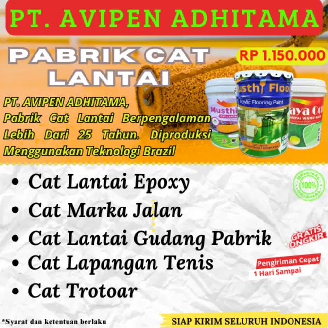 Cat Marka Jalan,Cat trotoar,Cat Jalan Raya 20 Kg Palembang