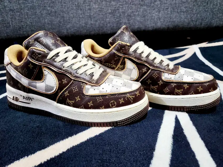 Nike AF 1 Low x LV Monogram Brown